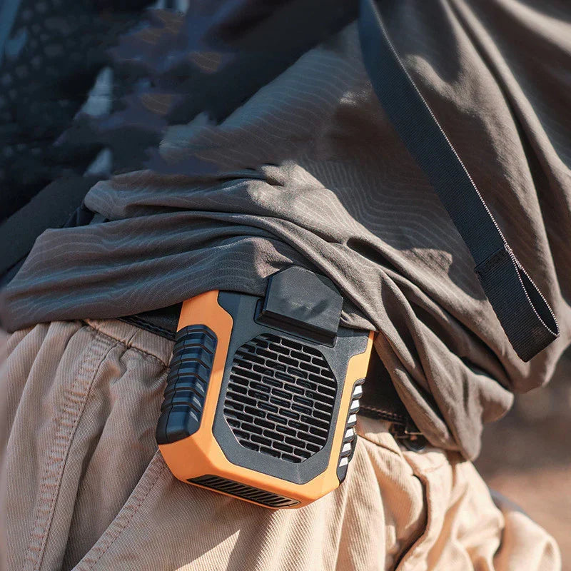 Portable Waist Fan and Power Bank